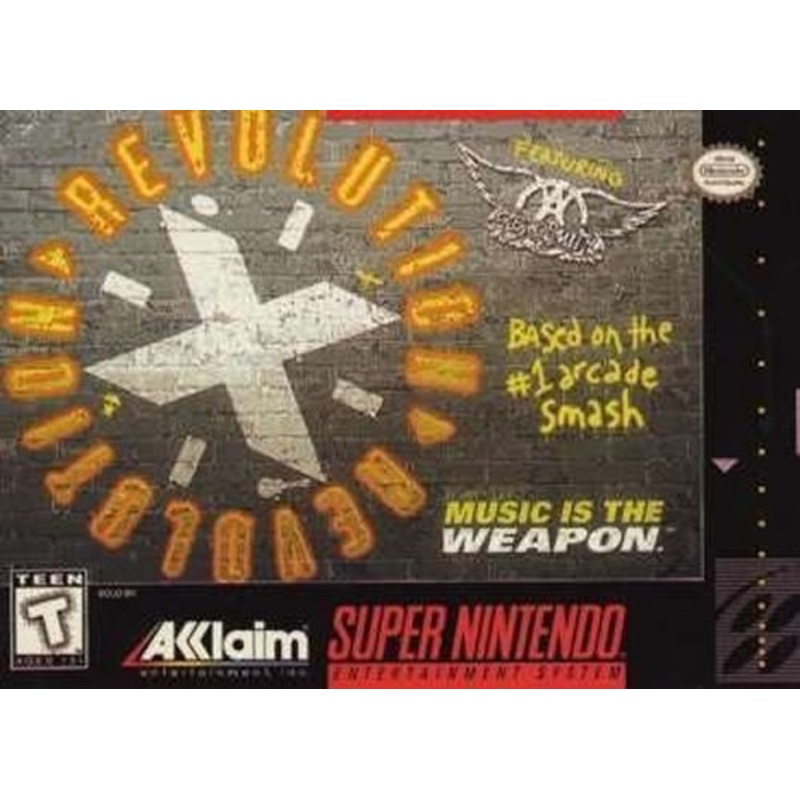 Revolution X: Music is the Weapon – Featuring Aerosmith Super Nintendo Cartridge Only 4