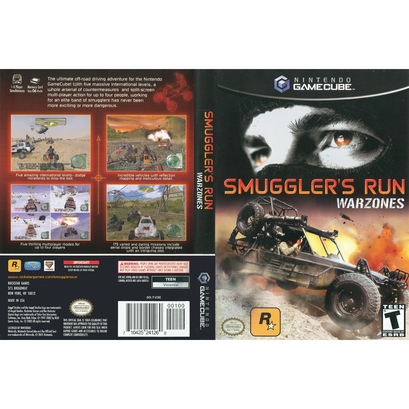 Smuggler’s Run Warzones N Gamecube
