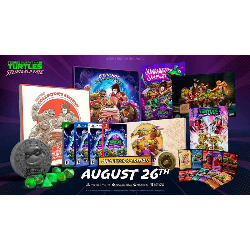Teenage Mutant Ninja Turtles: Splintered Fate Pipin Hot Collectors Edition – PlayStation 5 (PRE-ORDER)