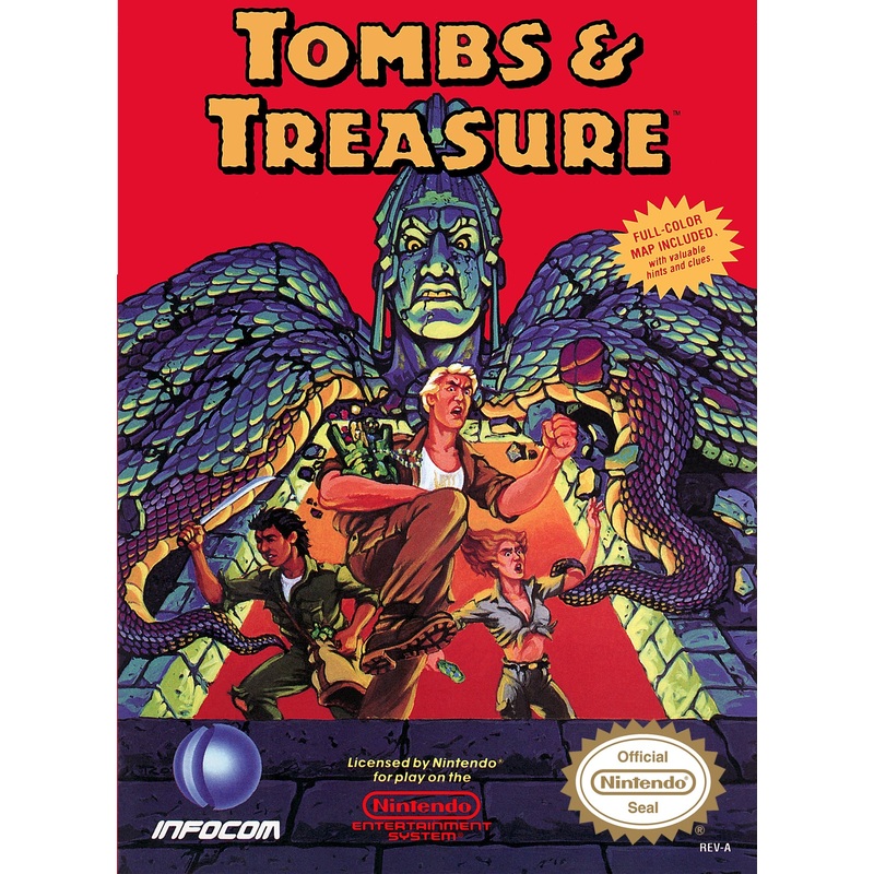Tombs & Treasure Nintendo Entertainment System Cartridge Only 3