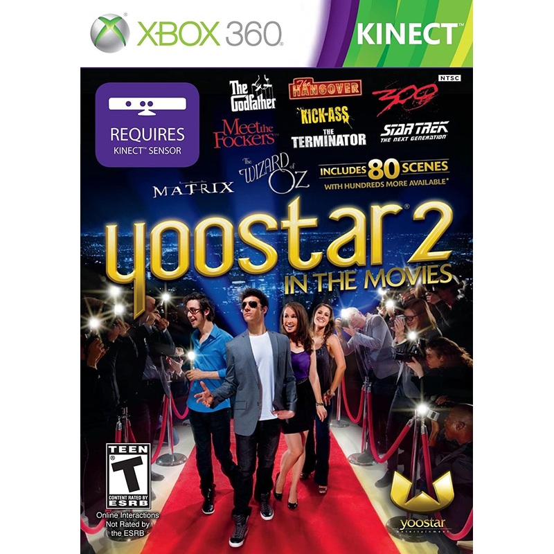 Yoostar 2: In the Movies XBOX 360 Kinect Complete in Box