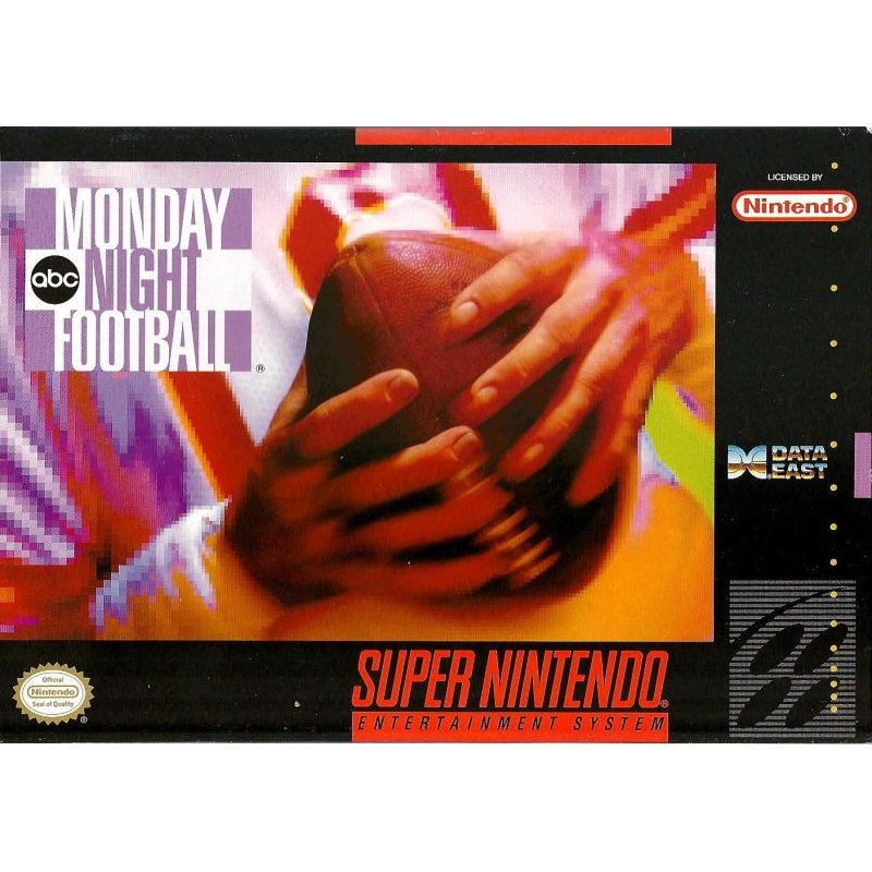 ABC Monday Night Football Super Nintendo Cartridge Only 5