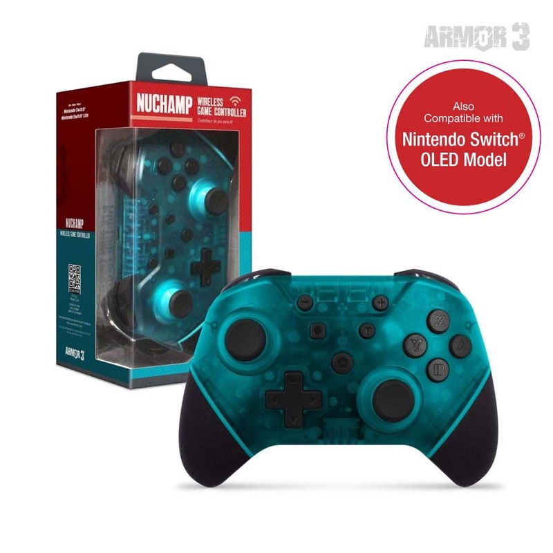 “NuChamp” Wireless Game Controller For Switch/Switch Lite (Turquoise) – Nintendo Switch