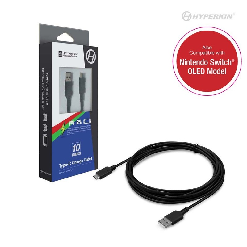 10 FT. Type-C Charge Cable – PS5 / Xbox Series X / Nintendo Switch