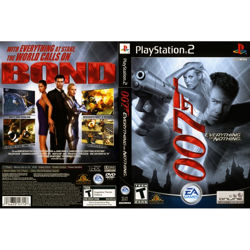 007 Everything or Nothing PS2 Complete Black Label