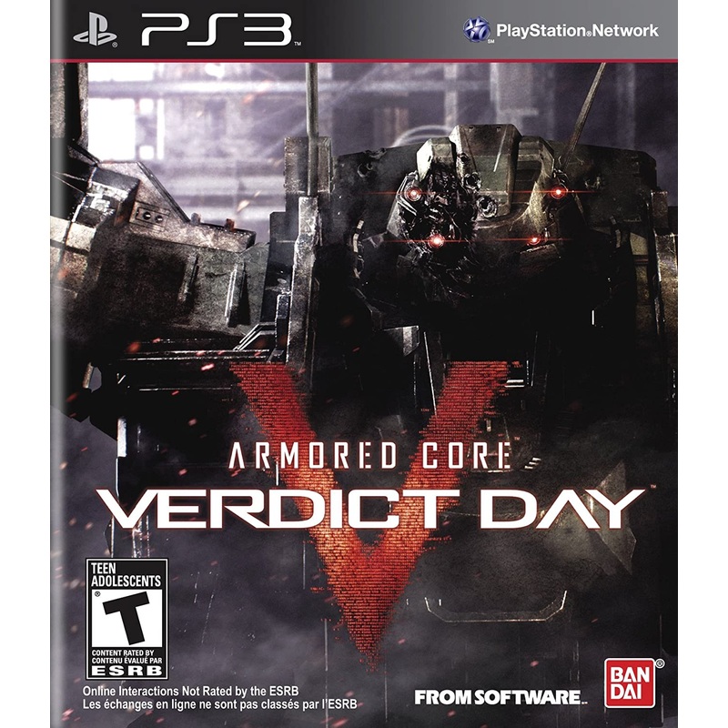 Armored Core: Verdict Day Playstation 3 No Manual