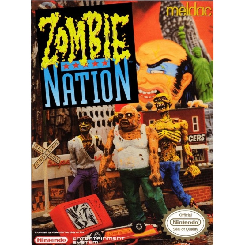 Zombie Nation Nintendo Entertainment System Complete in Box 4