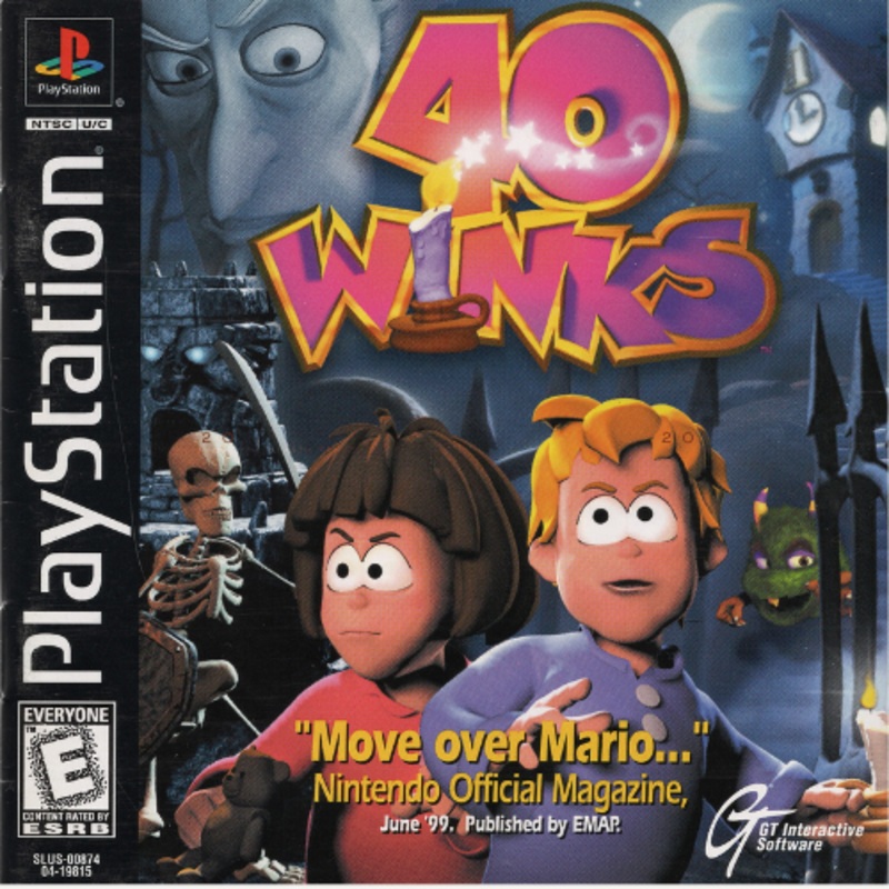 40 Winks Playstation Complete in Box