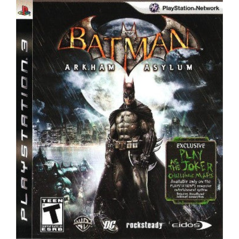 Batman: Arkham Asylum PlayStation 3 Complete in Box Standard Edition