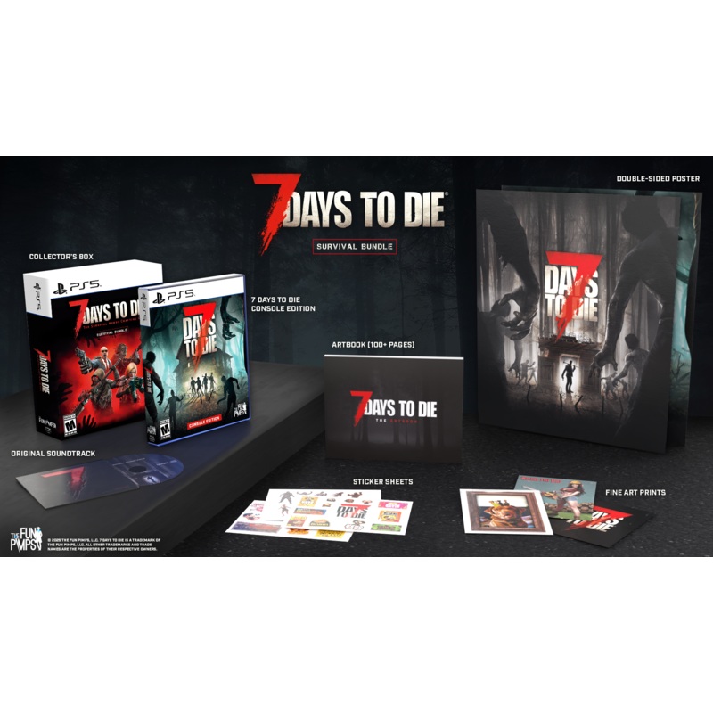 7 Days to Die Console Edition Survival Bundle – PlayStation 5 (PRE-ORDER) [Free Shipping]