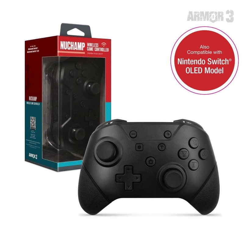 “NuChamp” Wireless Game Controller For Switch/Switch Lite (Black) – Nintendo Switch