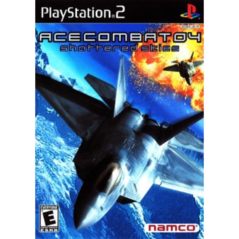 Ace Combat 04: Shattered Skies Playstation 2 Complete in Box Black Label