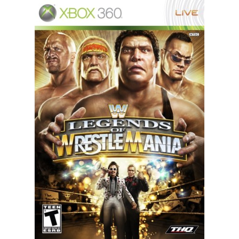 WWE Legends of WrestleMania XBOX 360 Complete in Box